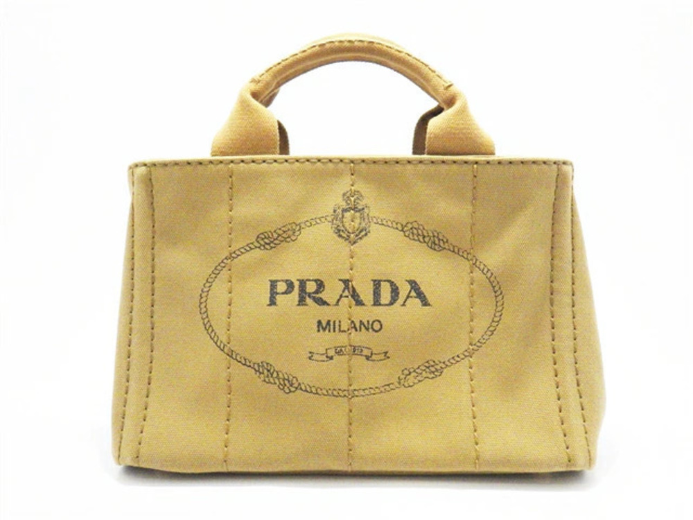 Prada Bag Shoulder Canapa Canvas